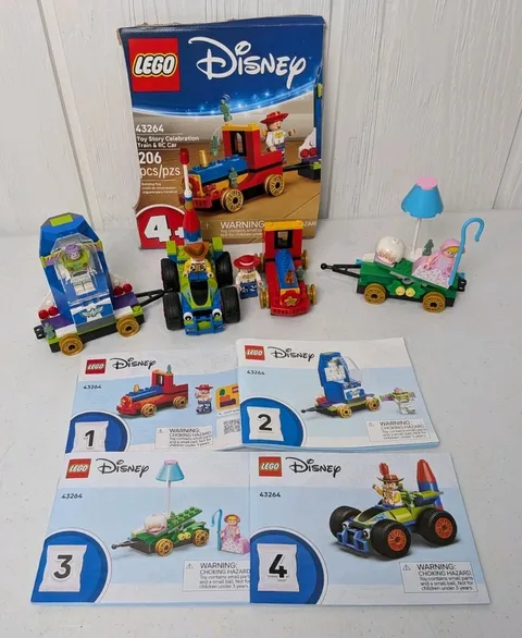 Lego 43264 Toy Story Celebration Train and RC Car, 206 pcs, 4+. GOOD COND