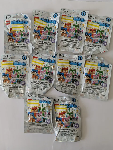 Lot of 10 LEGO 41775 Unikitty Minifigures Blind Bags Series 1 NEW SEALED RETIRED