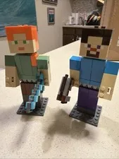 Lego Sets 21148 & 21149 Steve And Alex BigFigs (BigFigs Only)