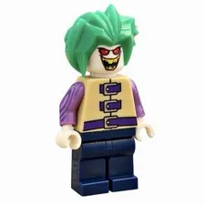 LEGO Custom Printed The Batman (2004) Joker Minifigure