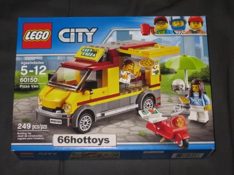 LEGO CITY 60150 Pizza Van New