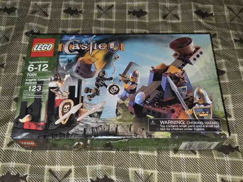 LEGO 7091 Castle Knight's Catapult Defense - Instruction Manual - 100%