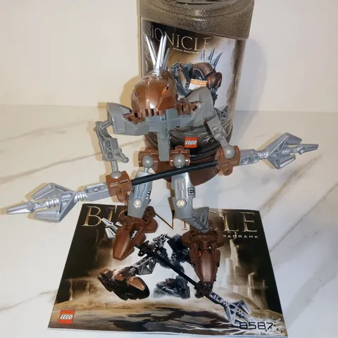 LEGO Bionicle 8578 Rahkshi Panrahk –  w/ Canister & Instructions – No Kraata
