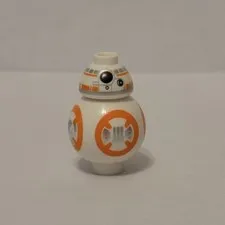 LEGO Star Wars BB-8 Astromech Droid Minifigure White/Orange Plastic