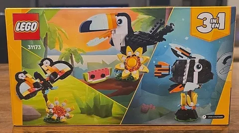 LEGO Creator 3in1 Tropical Toucan 31173 225-Piece Set Age 7+