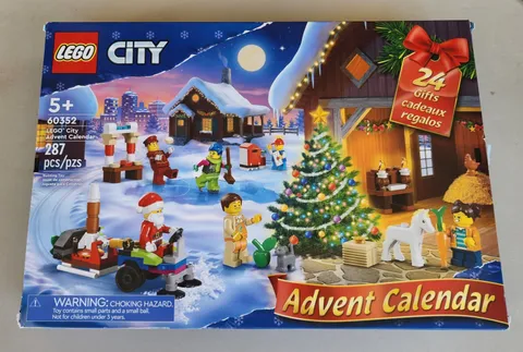 Retired! Sealed - LEGO City Advent Calendar (60352) New, Unpoened