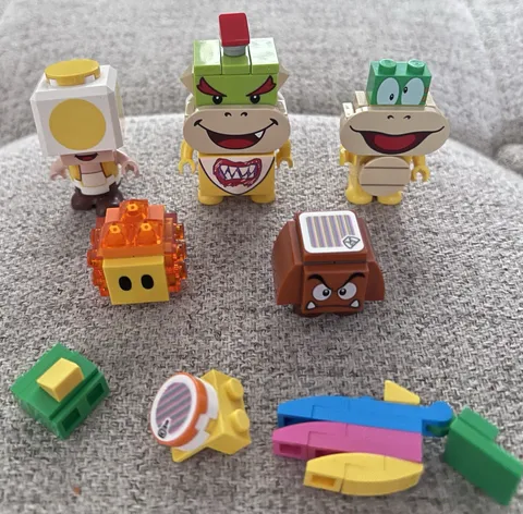 Mixed Lot As Seen In Photos Of The LEGO Super Mario Figures