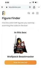 LEGO Series 27 Wolfpack Beastmaster Minifigure 71048 New Collectible CMF Castle