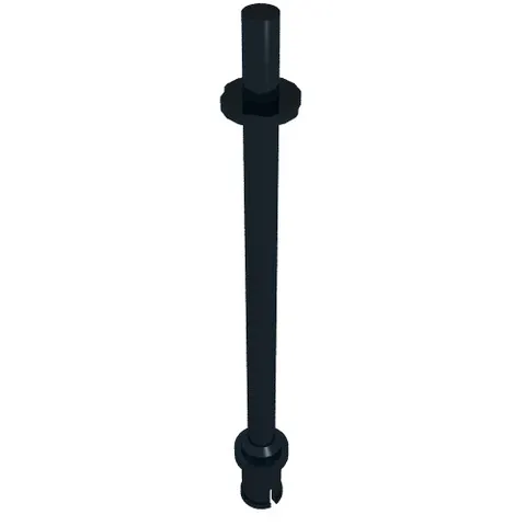 10x LEGO® Part 2714b - Bar   8L with Stop Rings and Pin (Technic