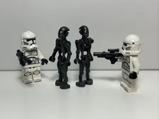 LEGO Star Wars Phase 2 Clone Troopers X2 Commando Droids X2 Minifigures