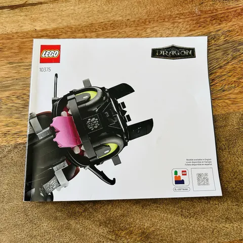 Lego 10375 Instruction Book Only No Bricks Toothless How To Train A Dragon