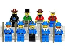 LEGO Minifigure 6769 Fort Legoredo Western Cowboys 6762 Lot Set Bulk Sale