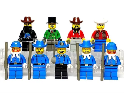 LEGO Minifigure 6769 Fort Legoredo Western Cowboys 6762 Lot Set Bulk Sale