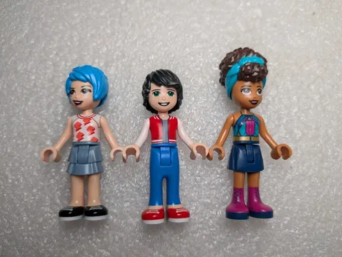 LEGO Friends Minifigures From #41708 Roller Disco Arcade Evelyn Andrea Jackson