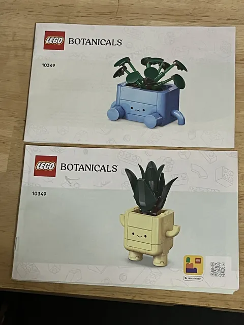 Lego Botanical Happy Plants 10349 (Instruction Manuals Only) Book Booklet