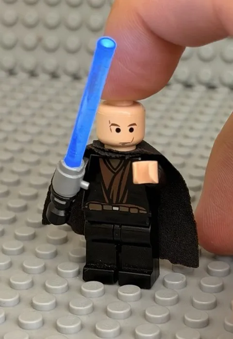 LEGO Star Wars Anakin Light-up lightsaber Minifigure - 7257 - sw0121 NO HAIR