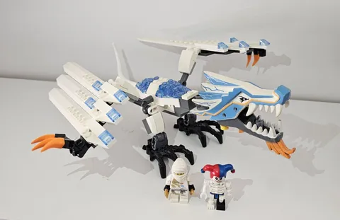 LEGO 2260 Ninjago Ice Dragon Attack Incomplete