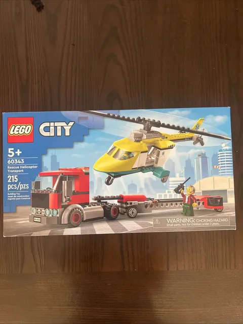 Lego City Rescue Helicopter Transport (60343)