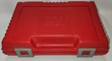 Vintage LEGO 1984 Red Plastic Storage Carrying Case 12x8x4"