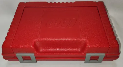 Vintage LEGO 1984 Red Plastic Storage Carrying Case 12x8x4"