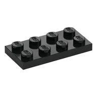 LEGO Part 3020 - Black Plate 2 x 4