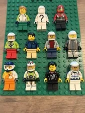 10 LEGO racing driver type Minifigs Bundle With 1 bonus random minifig (13)