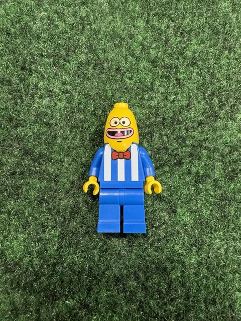 LEGO Sponge Bob Square Pants Ice-Cream Vendor Minifigure. Used + Fast Shippingm