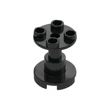 LEGO 50x Black Support 2 x 2 x 2 Stand with Complete Hole inv.628