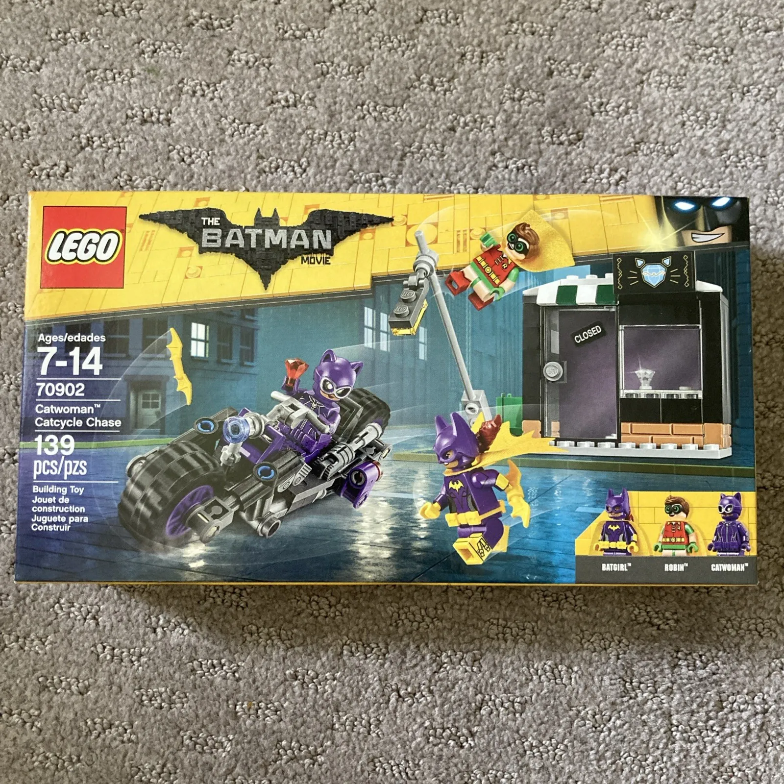 LEGO The Batman Movie: Catwoman Catcycle Chase (70902) NIB Sealed Batgirl Robin