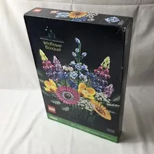 LEGO Wildflower Bouquet 10313 Icons Botanical Collection 939 Pieces Complete Set