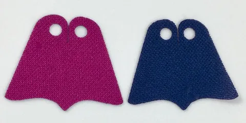LEGO [No Color/Any Color] Mini Doll, Cape Cloth, Center and Side Points at Botto