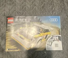 LEGO Speed Champions 76897 1985 Audi Sport quattro S1 Manual Booklet