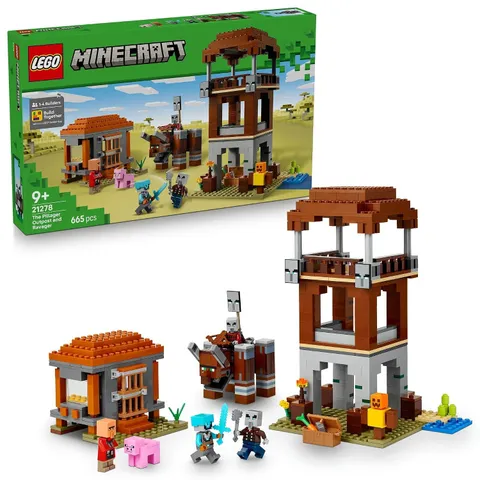 LEGO Minecraft The Pillager Outpost and Ravager 21278 Japan