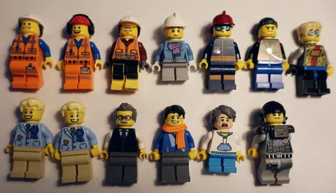 LEGO Minifigure Lot of 13, Construction, Dog Show, Ninjago, City, Town.