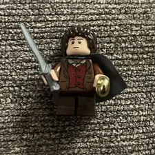 Lego Frodo Baggins 9470 Dark Grey Cape The Lord of the Rings Minifigure