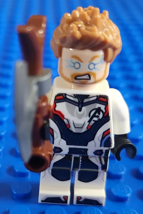 Thor White Jumpsuit Marvel Superheroes Lego Minifigure