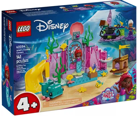 LEGO Disney Princess Ariel's Crystal Cavern and Treasure Chest 43254 NEW In Box