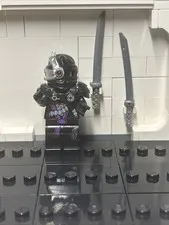 LEGO Ninjago General Cryptor Rebooted Minifigure w/ Katanas 70721 70726 njo0092