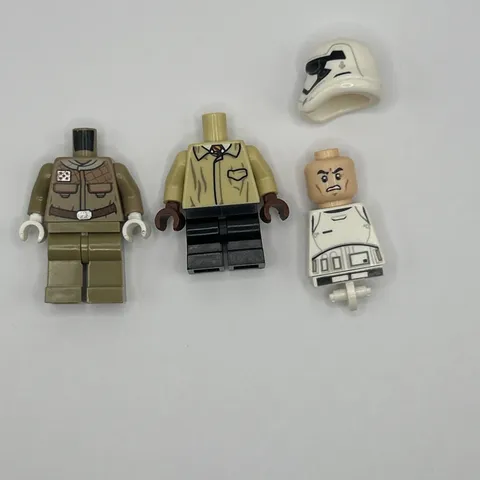 3 Incomplete Lego Minifigures