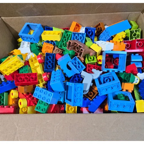 LEGO Duplo Bulk Lot 7lb Assorted Building Bricks Animals Vehicles Multicolor