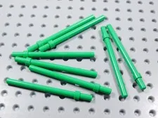 LEGO Lot of 8 Bright Green 6L Staffs Weapon Minifig BQ