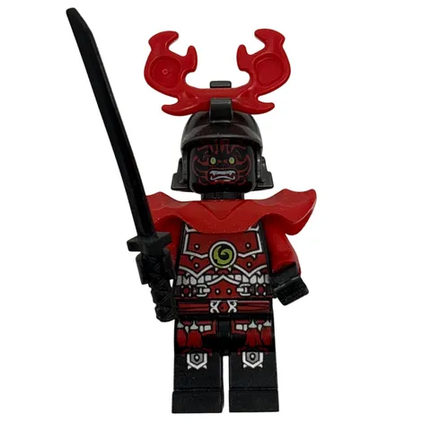 LEGO Ninjago Stone Army Warrior Red Face Minifigure njo075 with Katana Sword