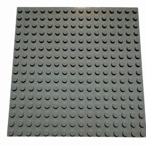 LEGO 16 X 16 5”x5” LIGHT BLUE #91405 BASEPLATE W/ UNDERSIDE RIBS PREOWNED GREAT!