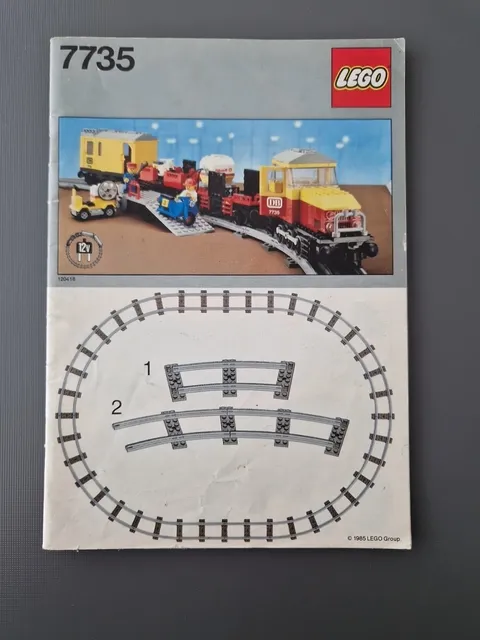 Lego Instructions 7735 Railway Freight Train / Train Freight Train 