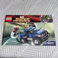 Lego Marvel Super Heroes Loki's Cosmic Cube Escape 6867 Used Manual Only B1