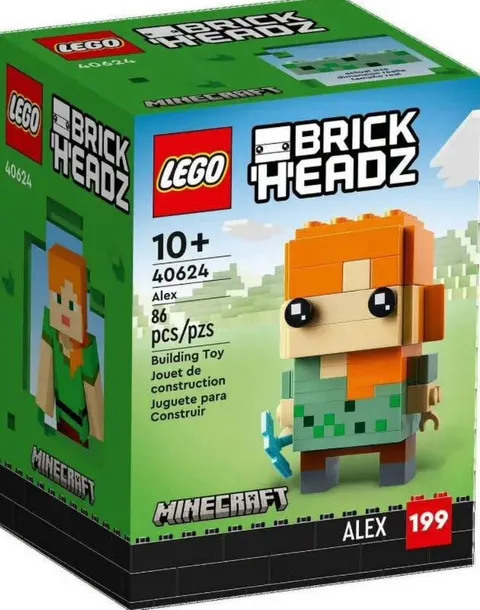 LEGO 40624 Brick Headz Minecraft Alex