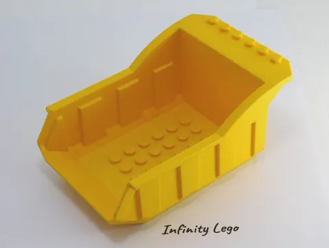 LEGO Large Yellow Tipper Bed 8 x 12 Truck Bucket Dump Truck (90109 7789) - x1