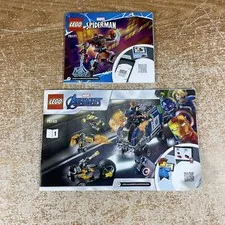 2 X LEGO Marvel Super Heroes Instruction Book  Manuals 76143 & 76171