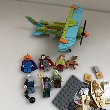 LEGO Scooby Doo Lot Shaggy Villains Monsters Zombie, Vampire, Light House, Plane