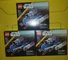 LEGO Star Wars 75391 Captain Rex Y-Wing Microfighter. New And Selaed. Lot Of 3